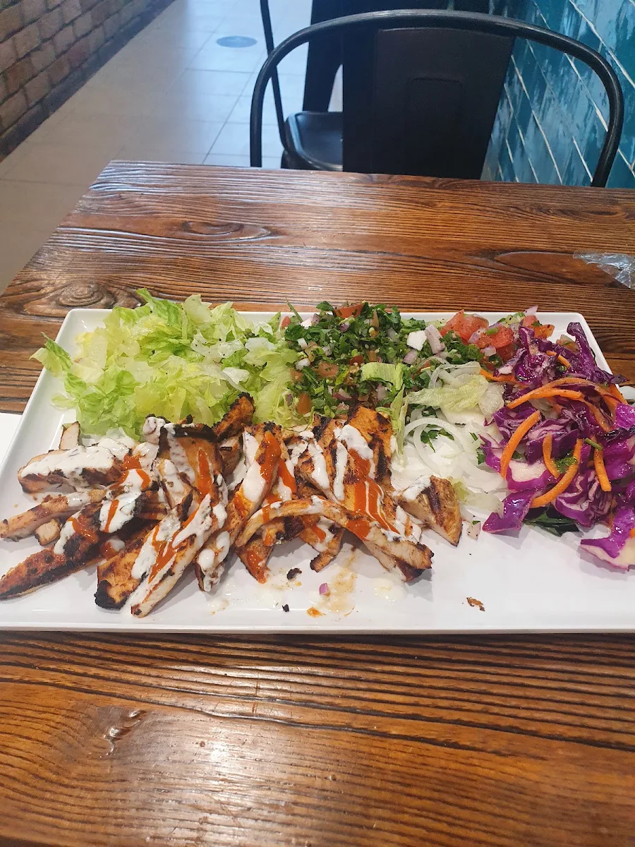 Grilled Chicken with Salad, Fire Dock Kebab Haus