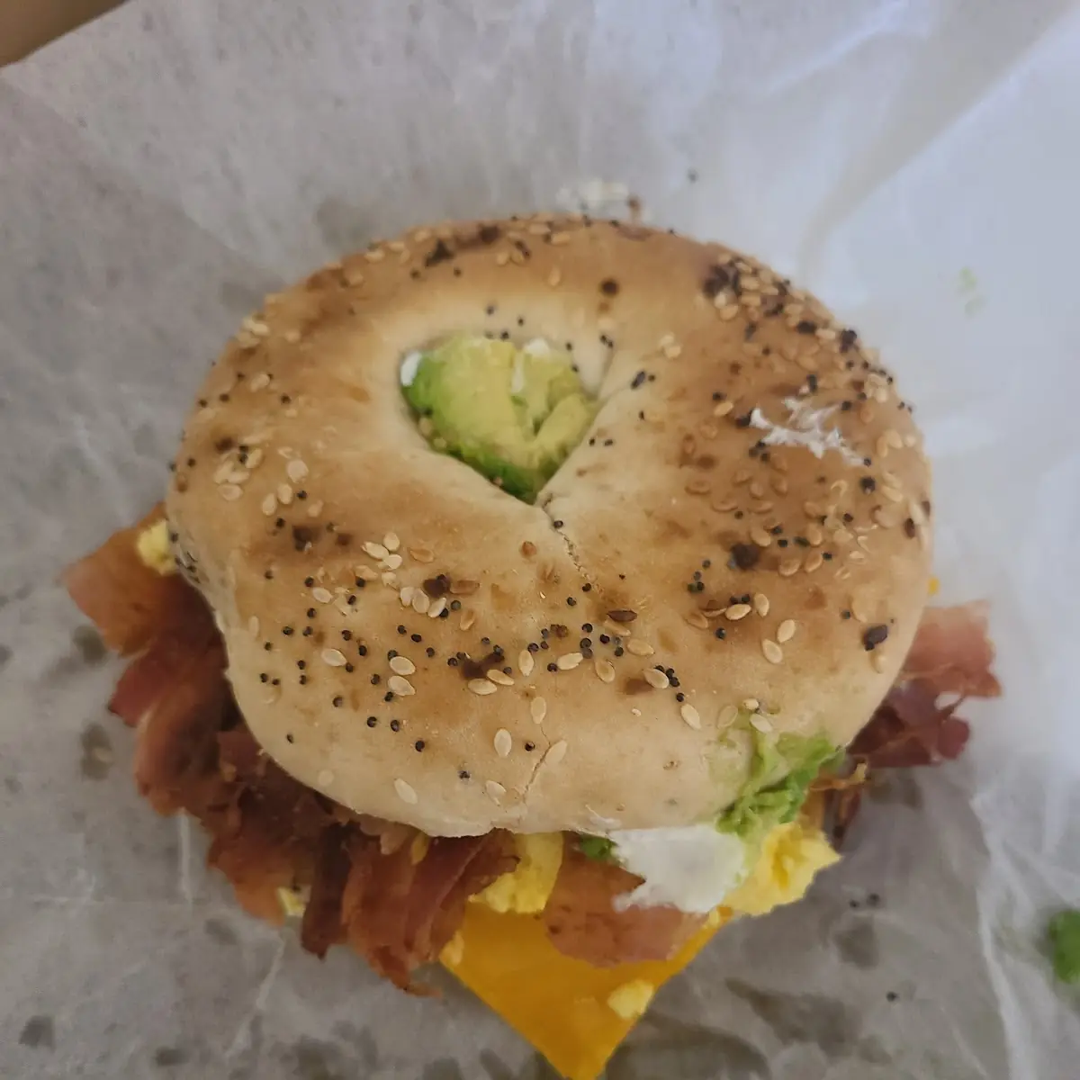 Bacon & Cheddar Bagel