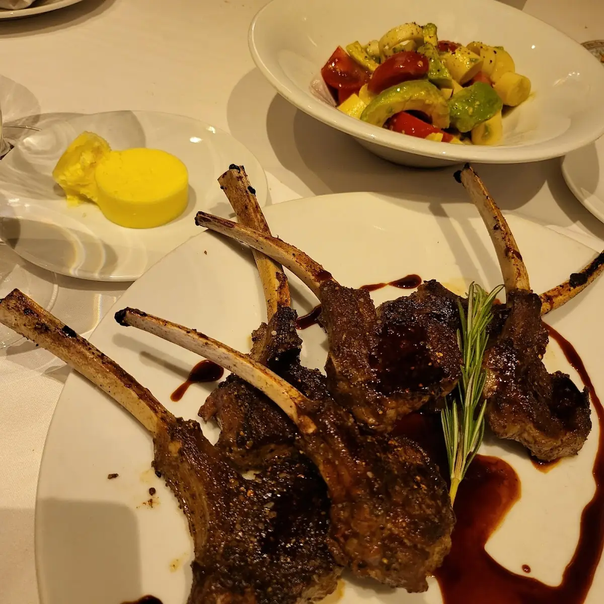Grilled Lamb Chops with Rosemary