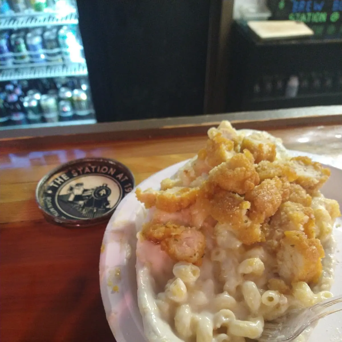 Mac and Cheese with Garlic Parmesan Chicken