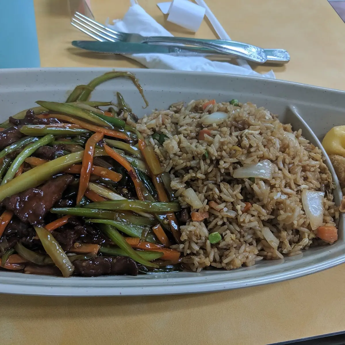 Mongolian Beef Lunch Meal