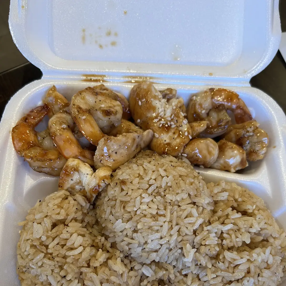 Hibachi Chicken and Shrimp