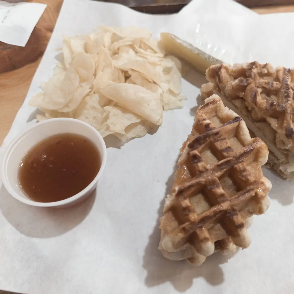 Waffle Chicken Breast Sandwich