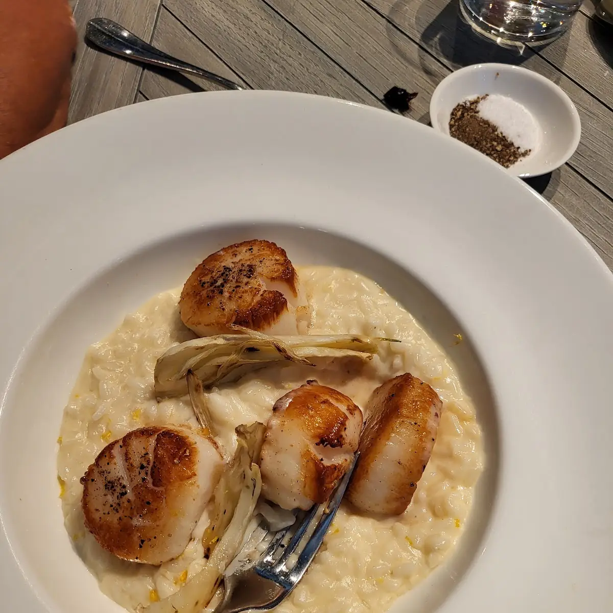 Lemon Risotto with Sea Scallops