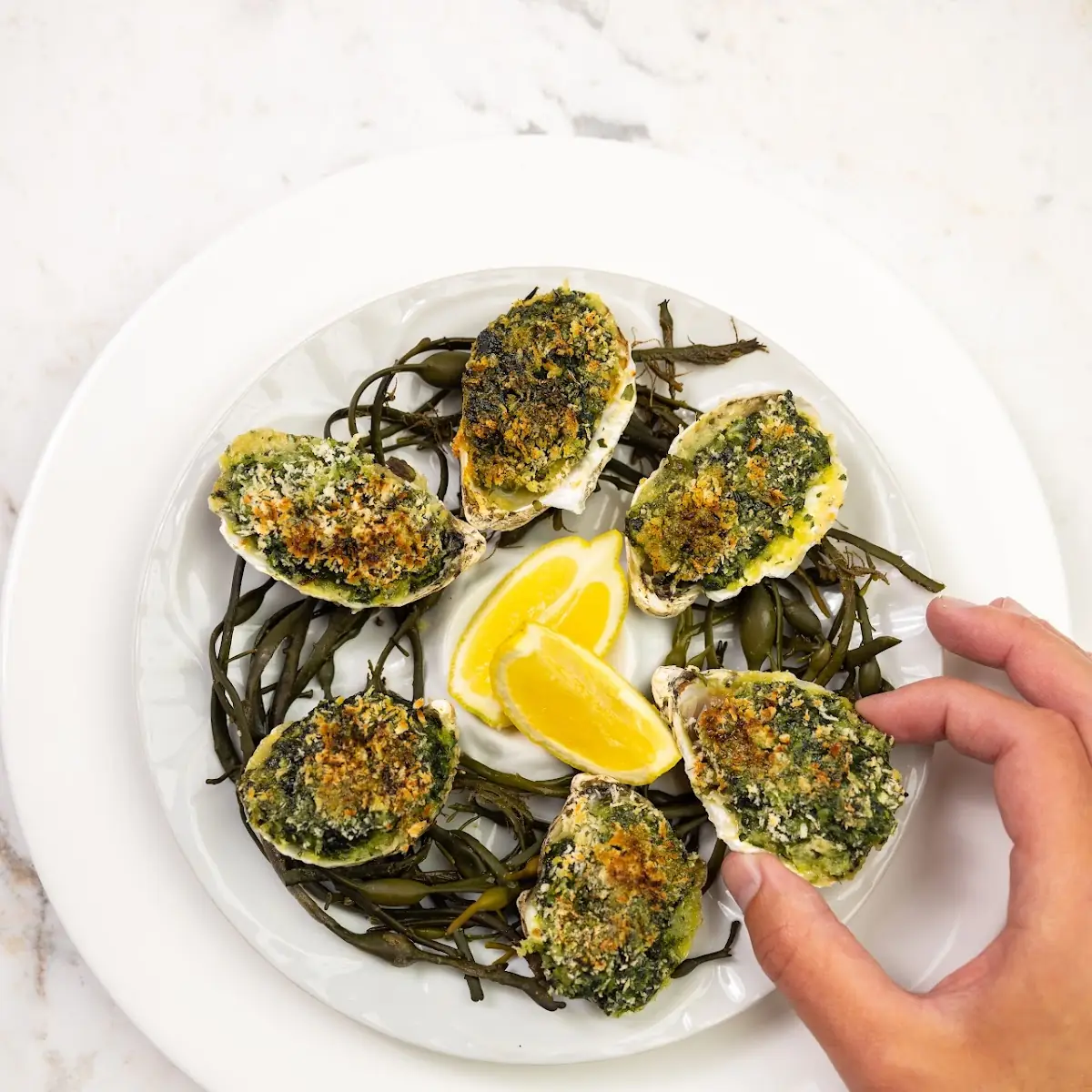 Oysters Rockefeller
