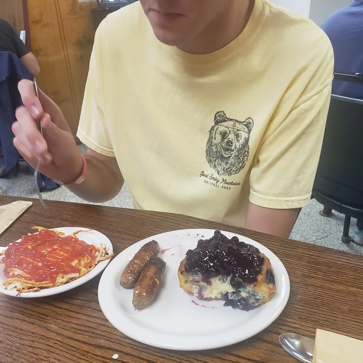 Stuffed Blueberry Waffle