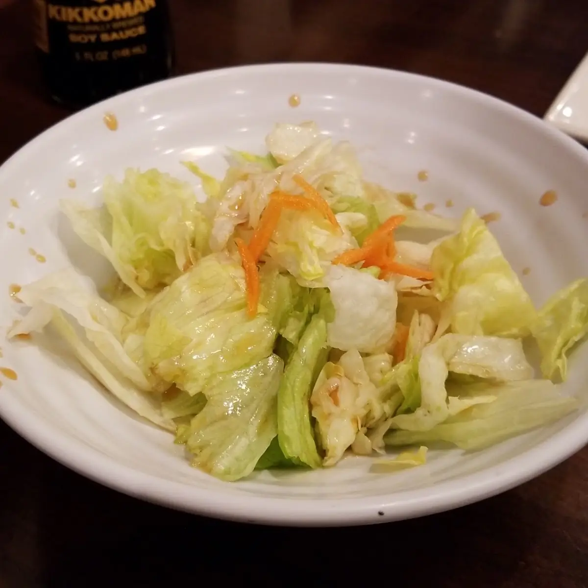 Salad with Ginger Dressing