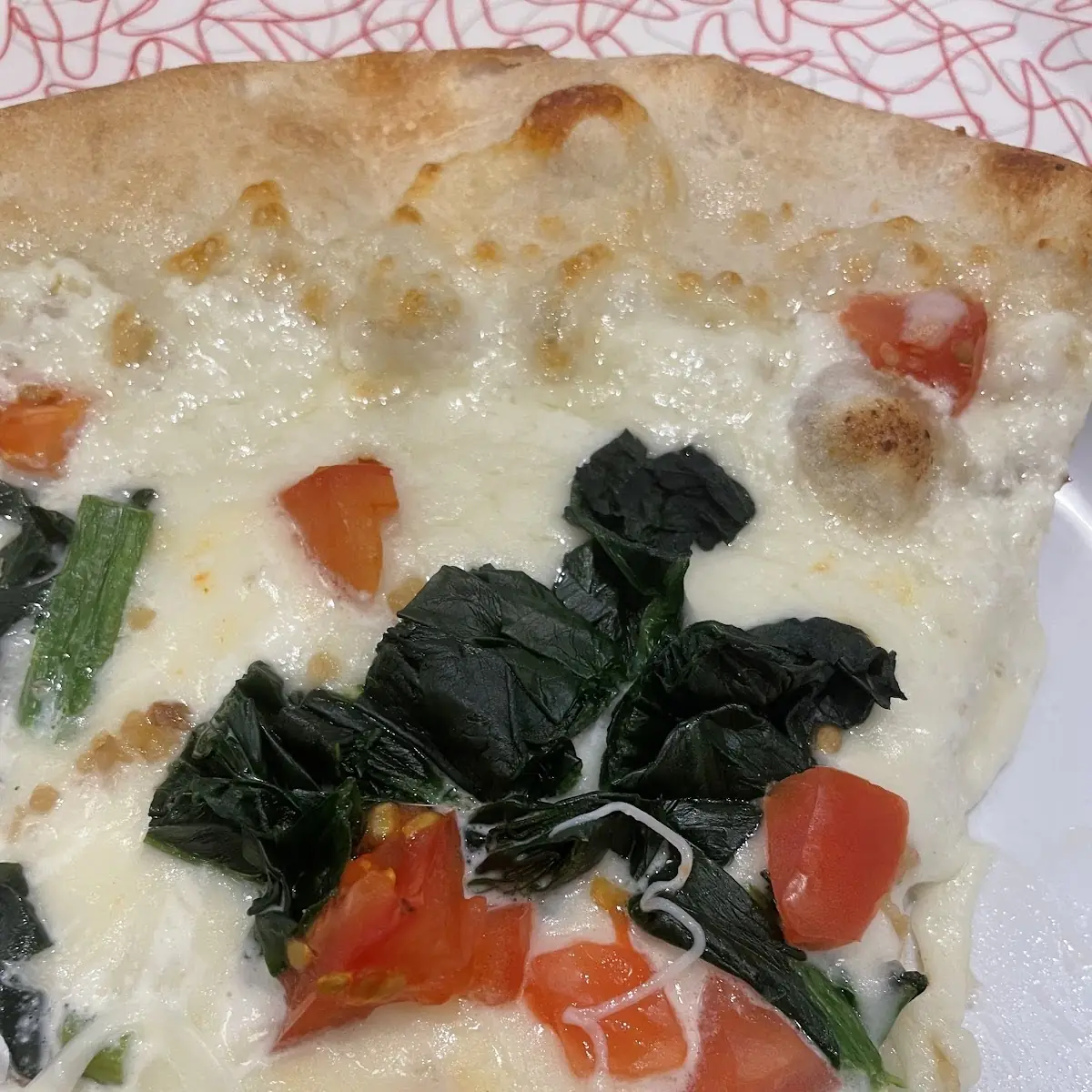 White Italian Flag Pizza