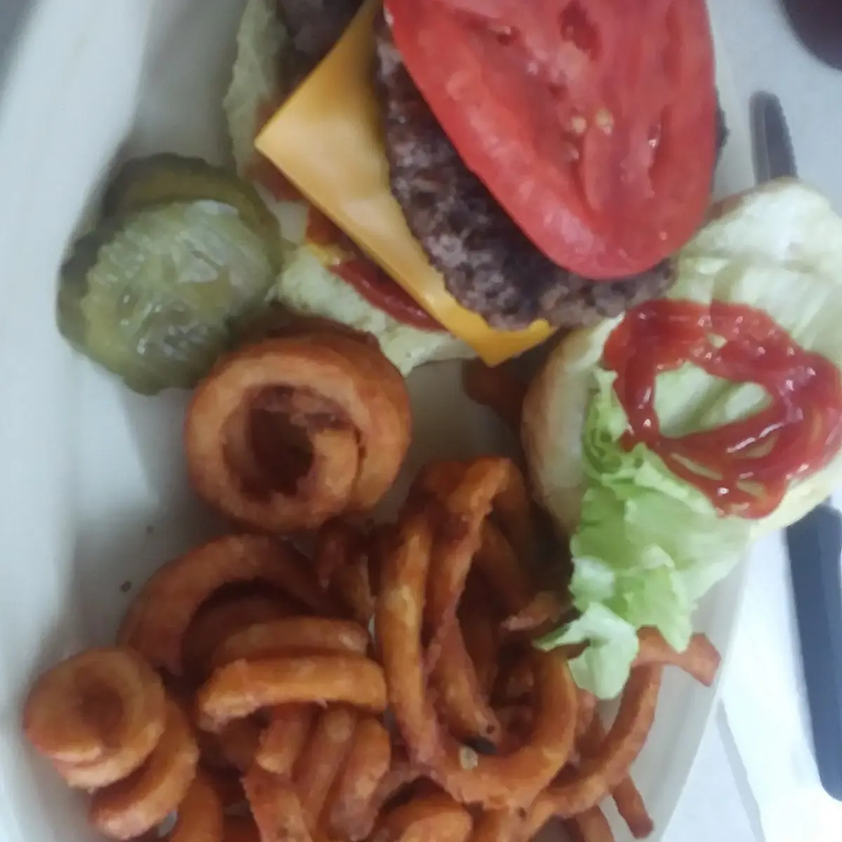 Special Burger Combo Wid Curly
