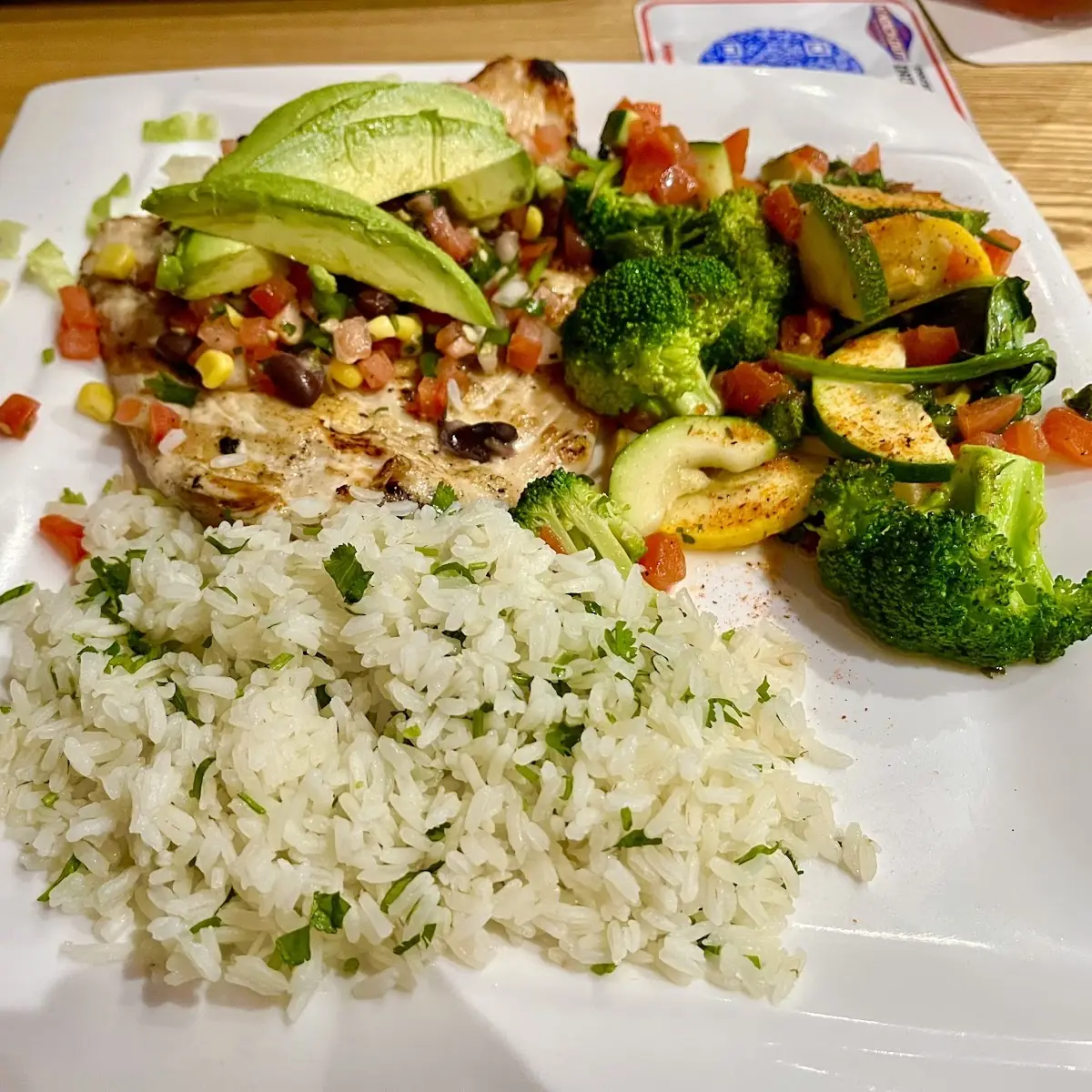Grilled Chicken Entree