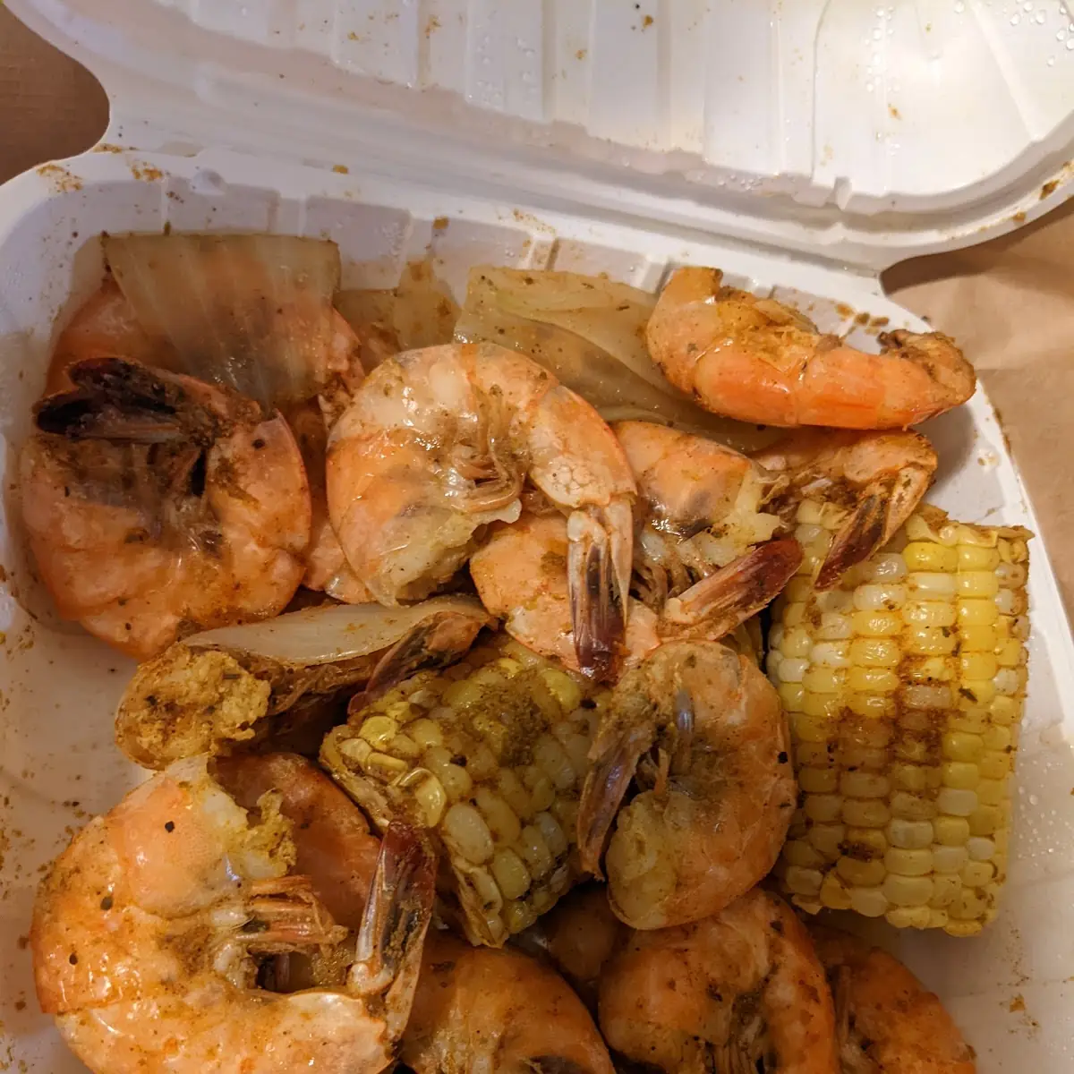 Steamed Shrimp