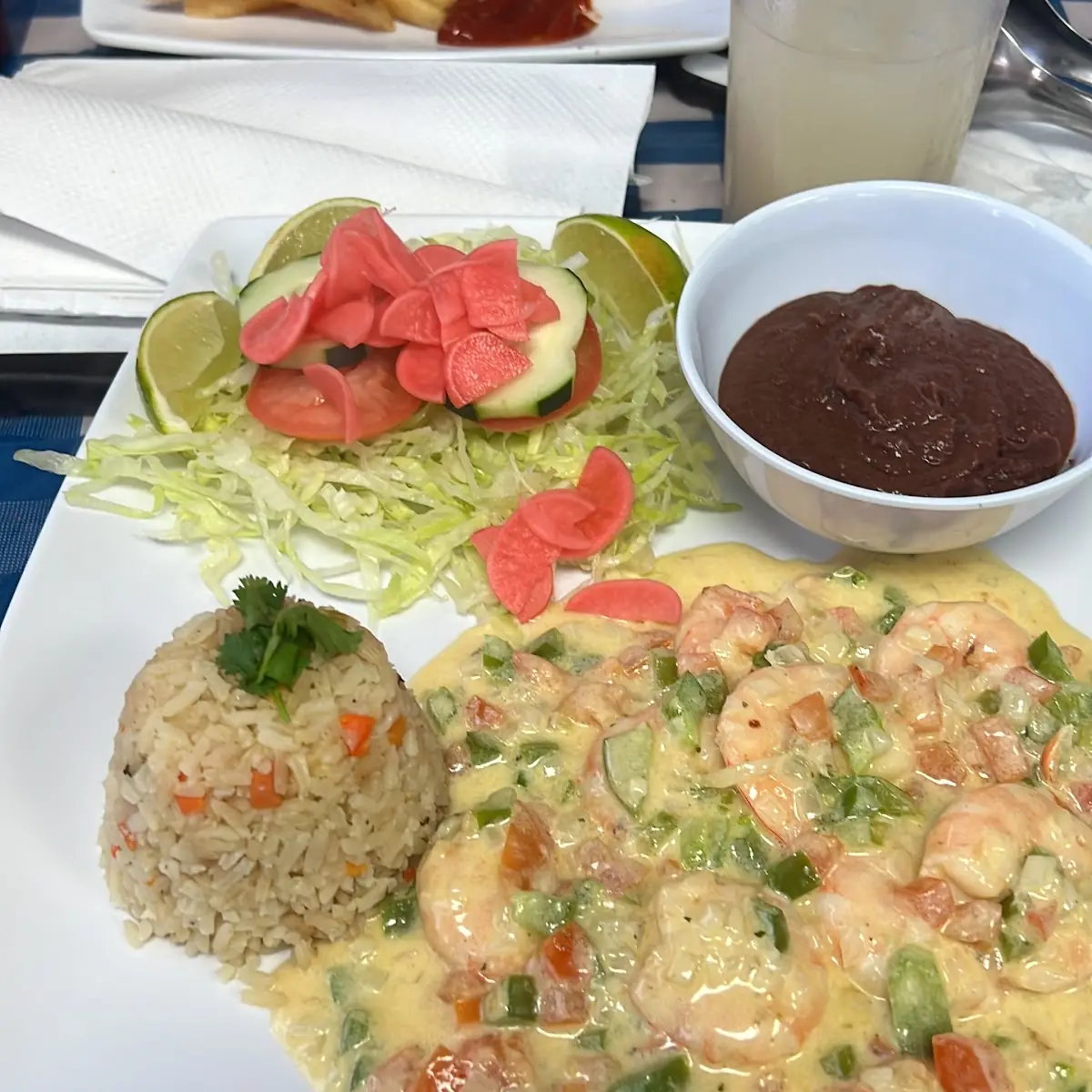 Camarones A la Crema