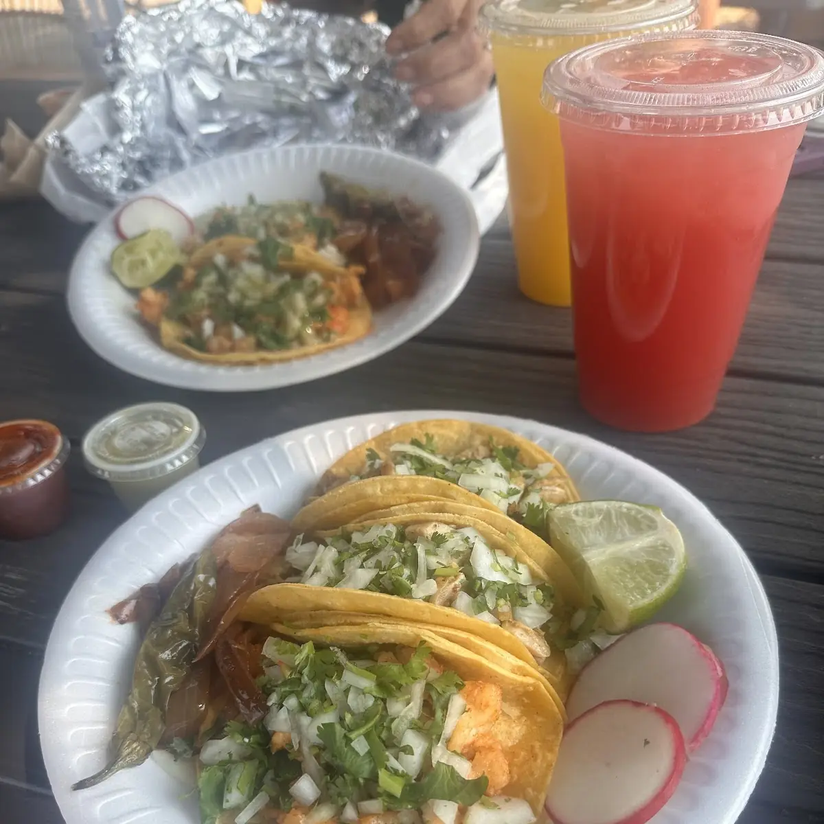 Chicken Taco Shrimp Taco