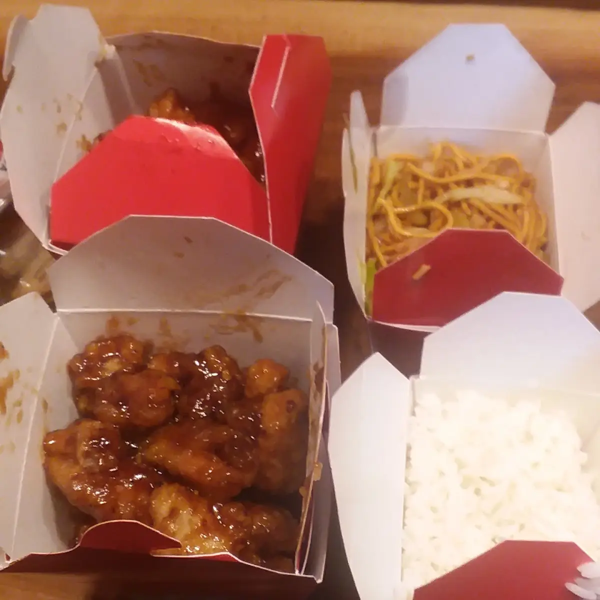 White Rice & Chow Mein