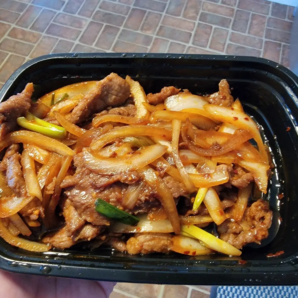 Mongolian Beef Half Full