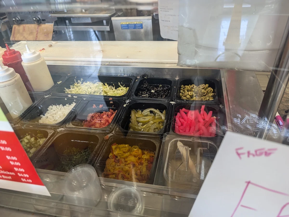 Toppings for Wraps and Platters, Lazeez Shawarma