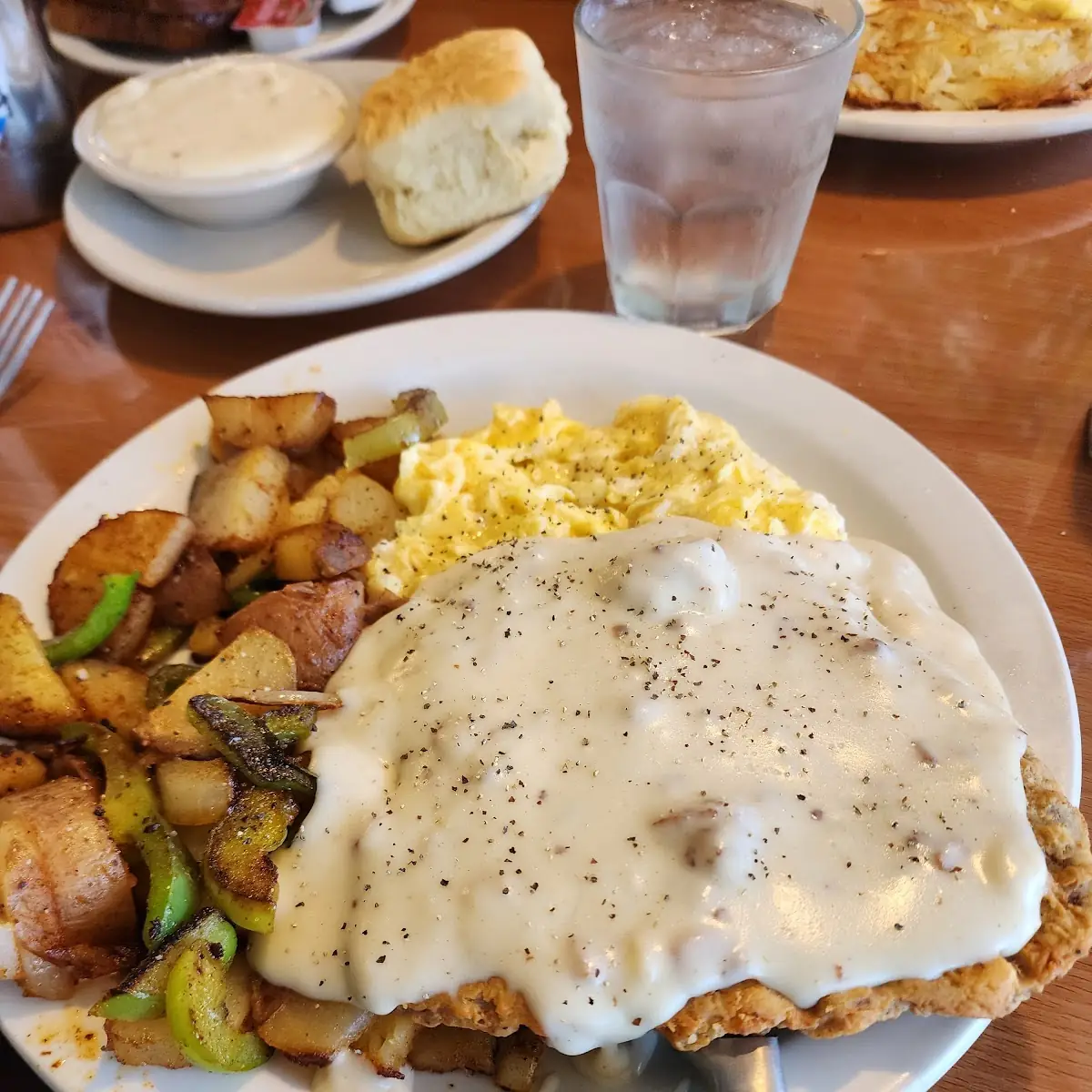 Chicken Fried Steak and Eggs