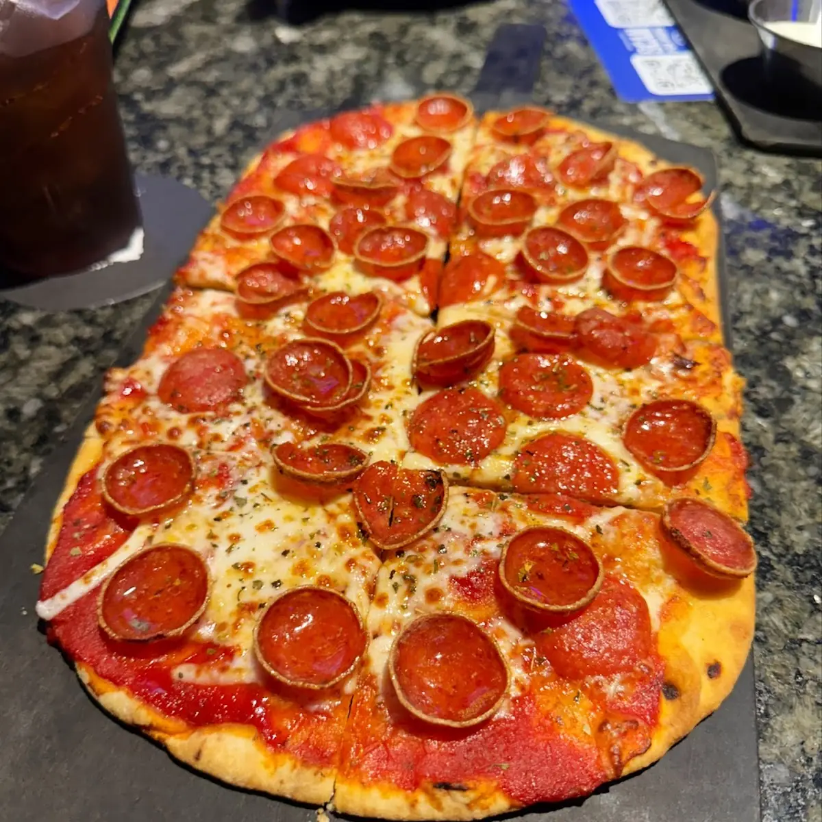 Hot Honey Pepperoni Flatbread