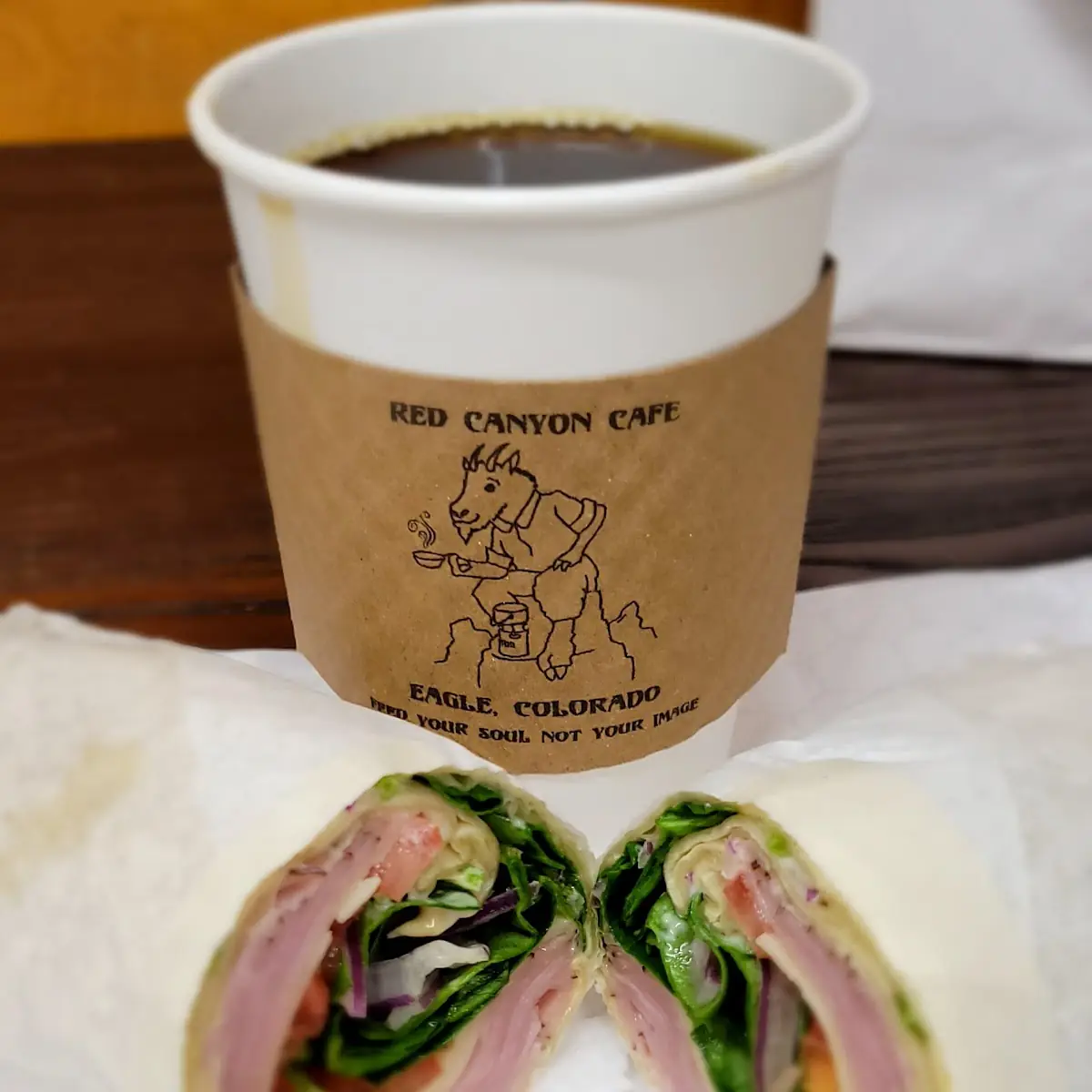 Ham and Swiss Wrap