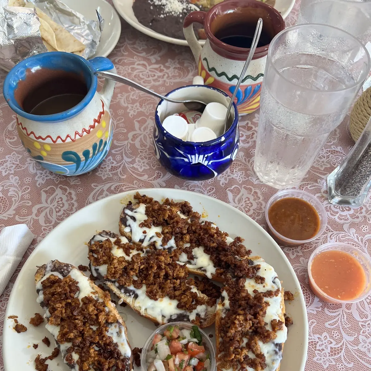 Refried Black Beans 2 Bolillo