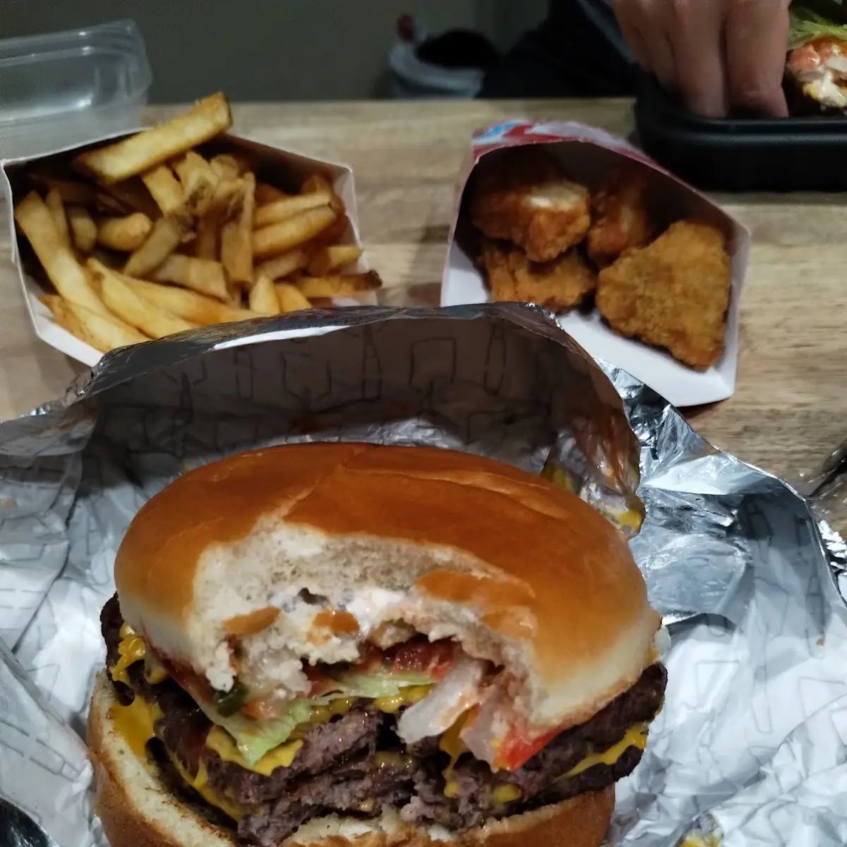 Dave's Double Cheeseburger Combo