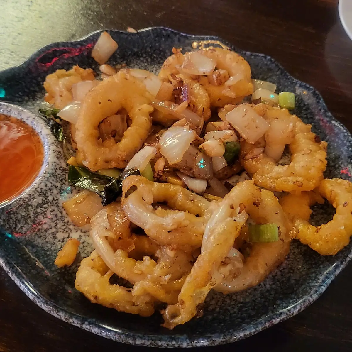 Crispy Calamari with Thai Basil