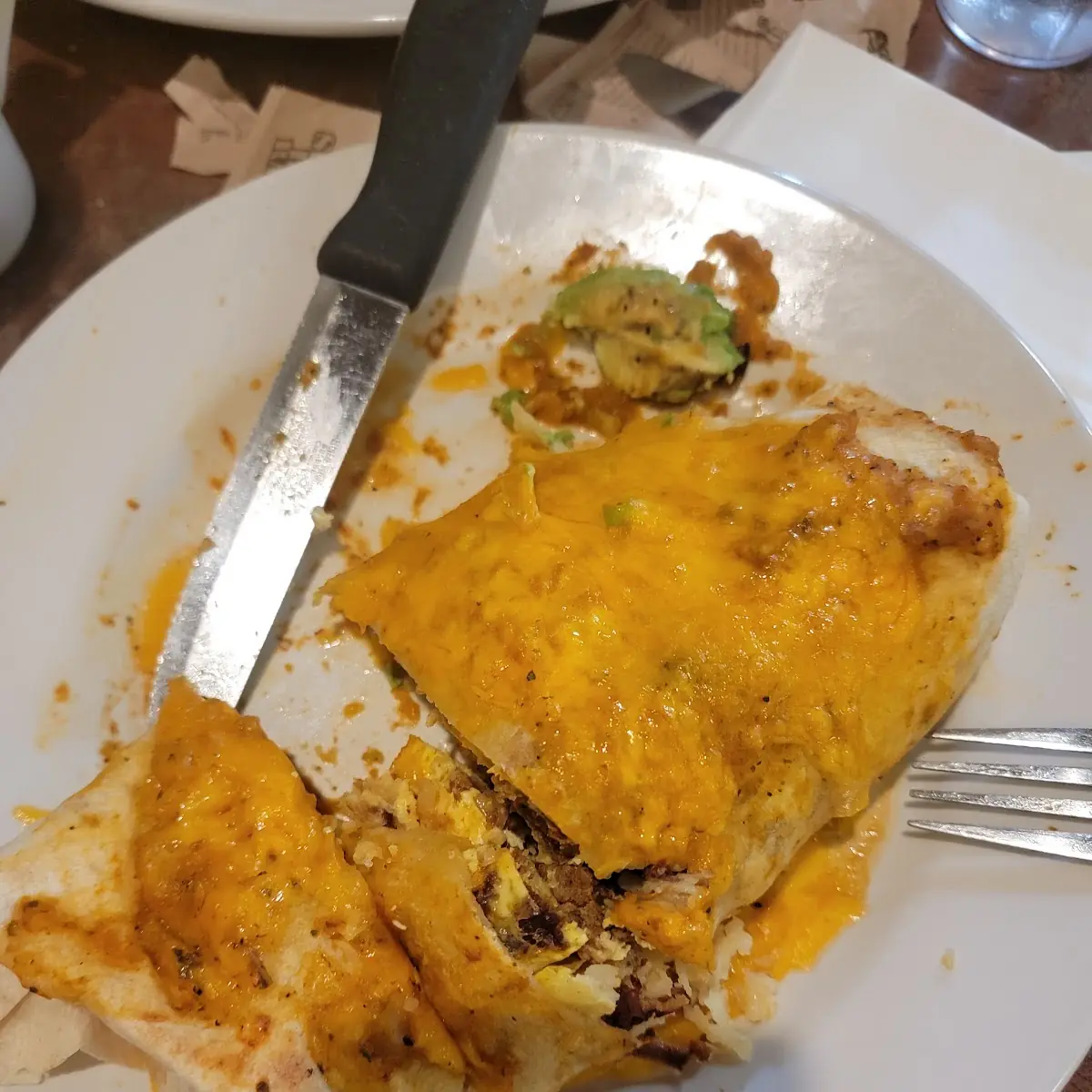 Wet Chorizo Burrito