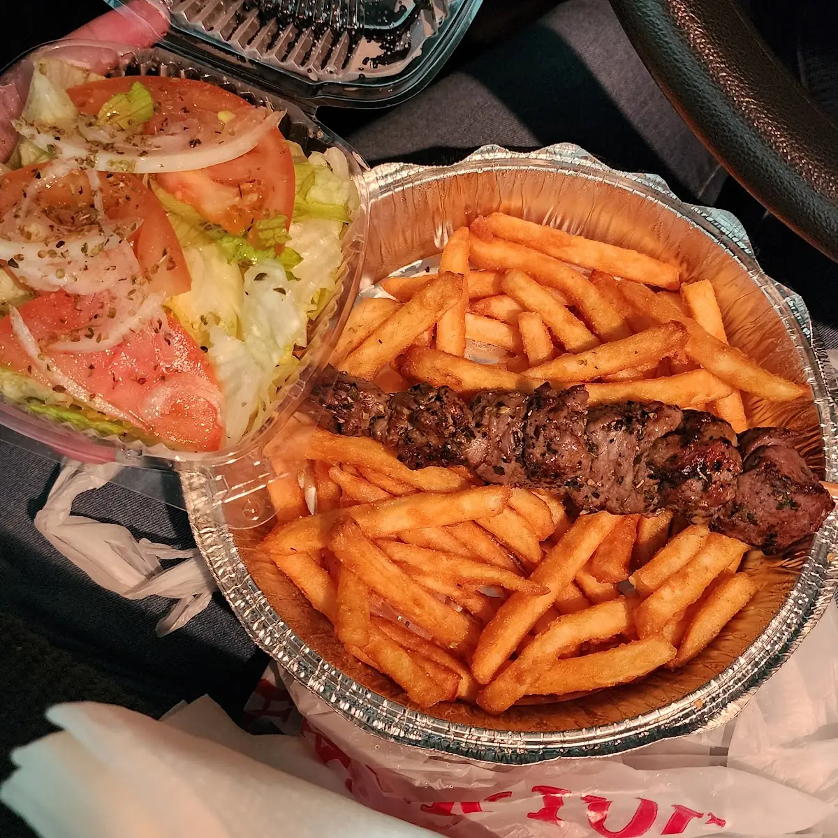 Chicken Souvlaki Platter
