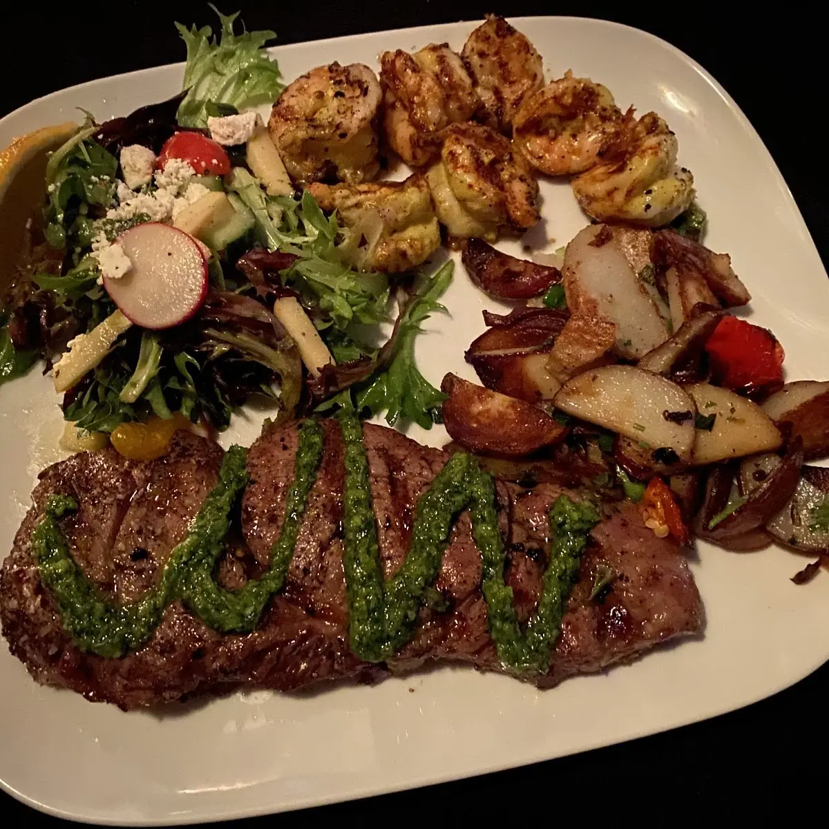 Shrimp and Steak