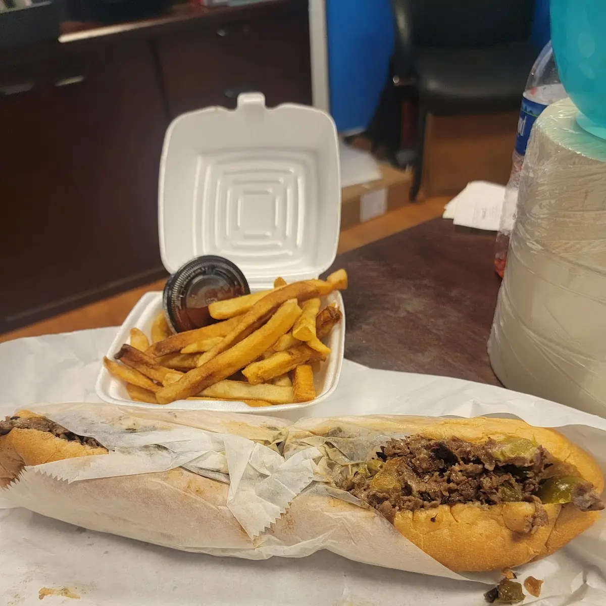 Philly Cheesesteak with Fries