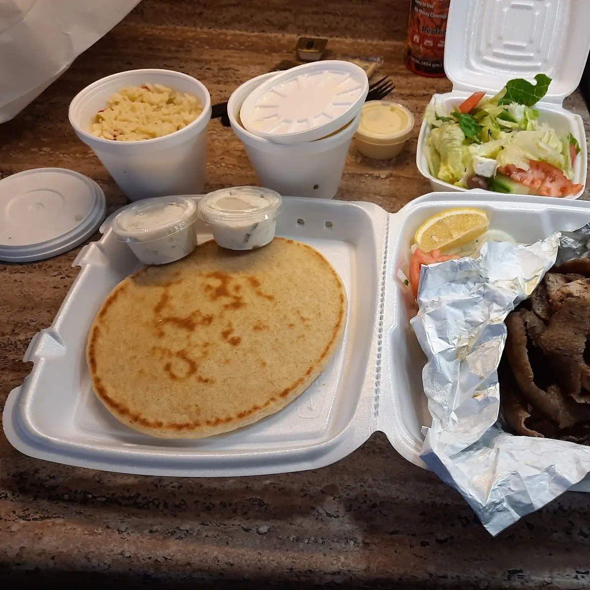 Shish Kabob Gyro Plate