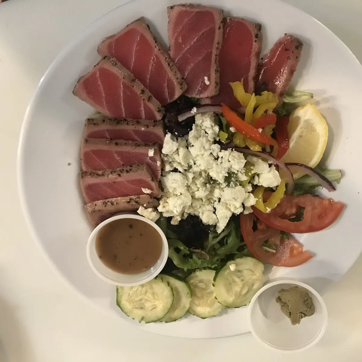 Seared Tuna Platter