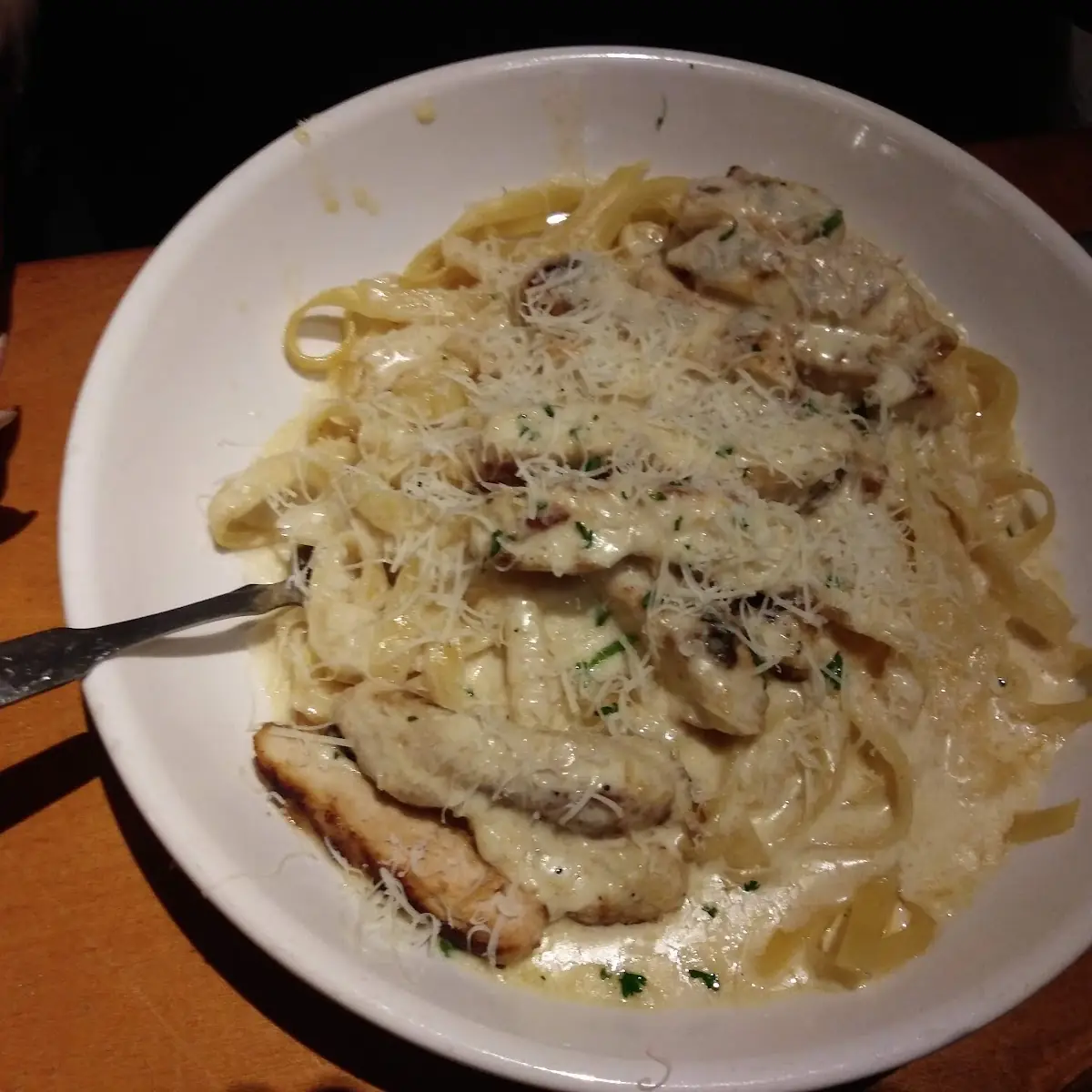 Chicken and Shrimp Alfredo