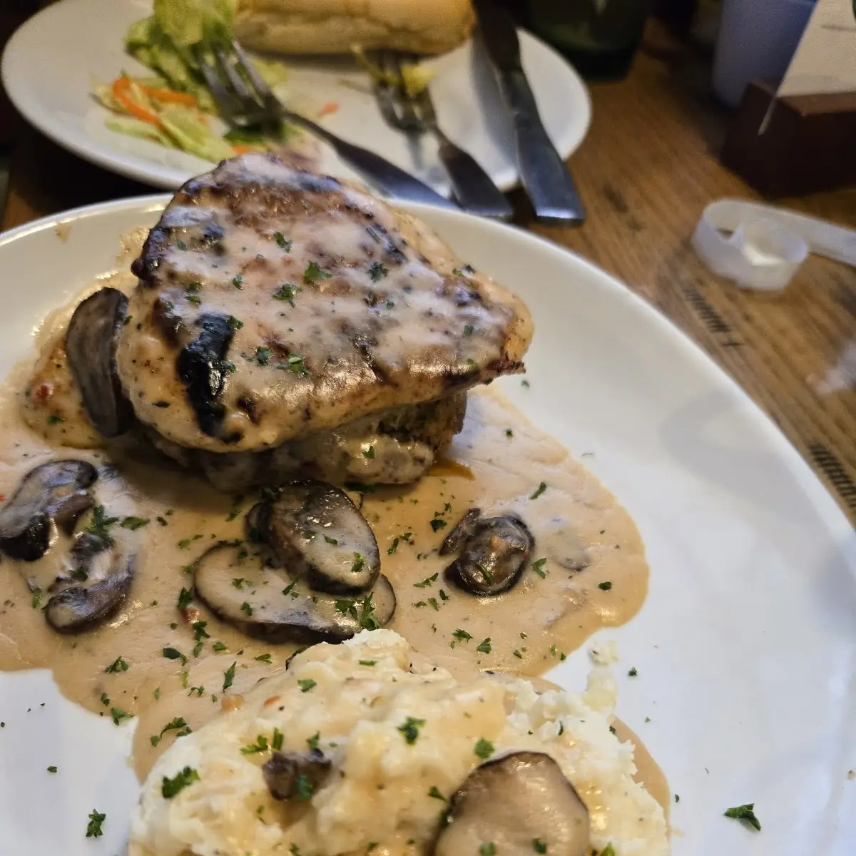 Stuffed Chicken Marsala