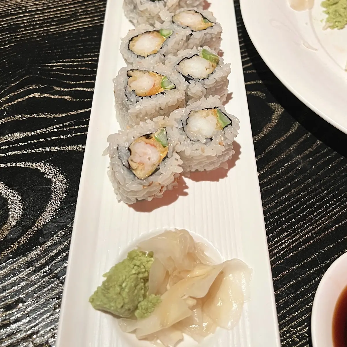 Cucumber Roll and Shrimp Tempura Roll