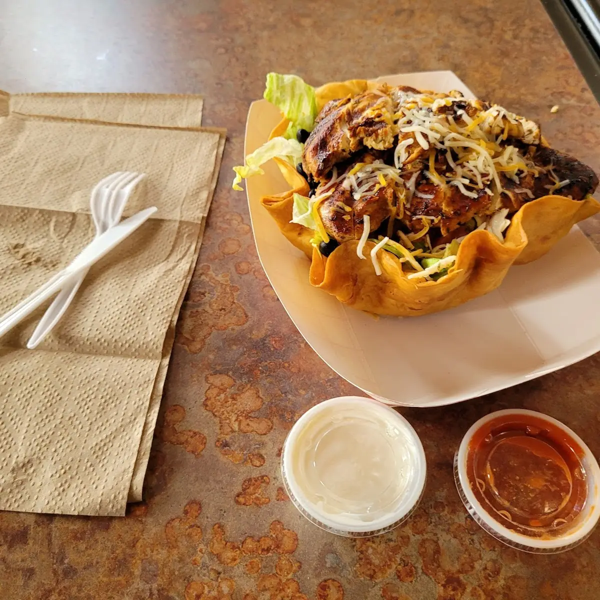 Grilled Chicken Taco Salad