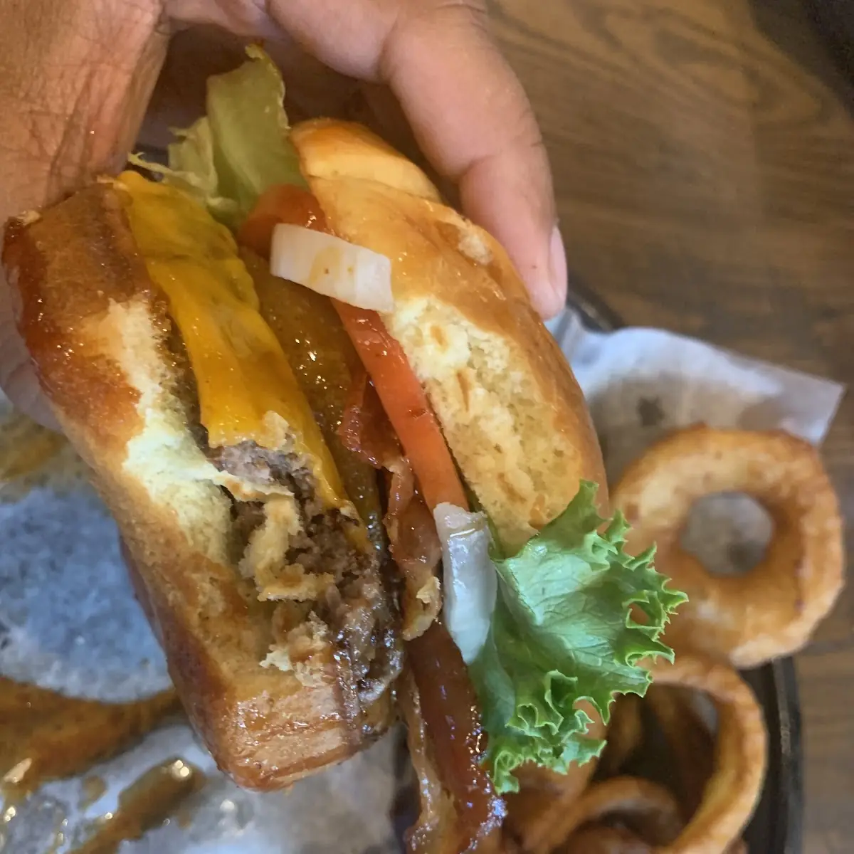 Bourbon Bacon Cheese Burger