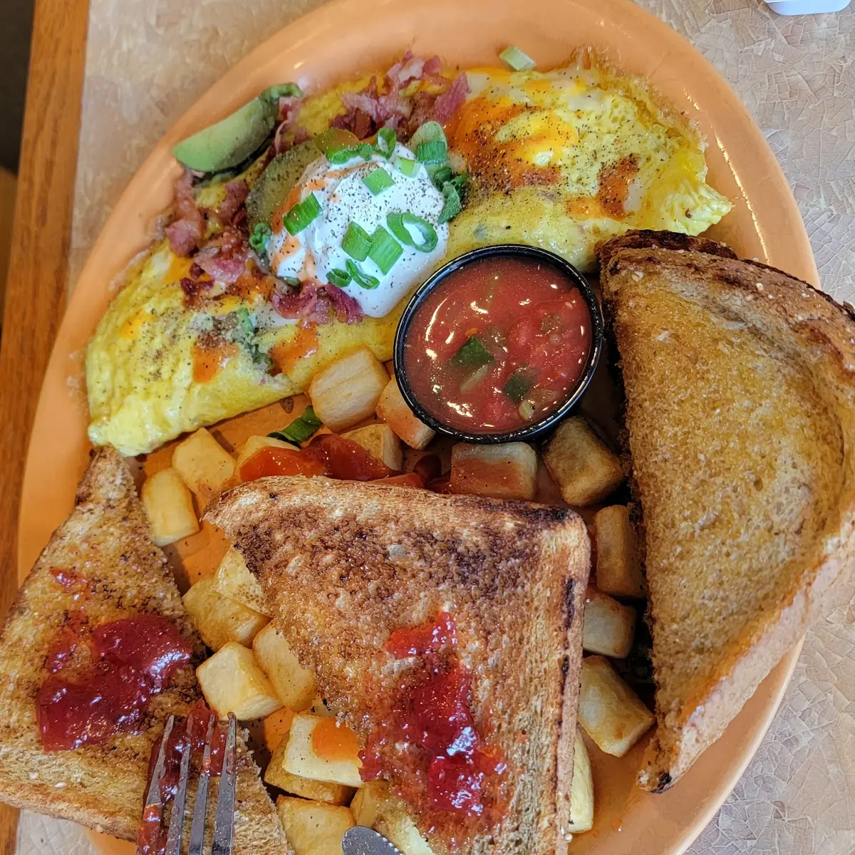 Avocado Omelette
