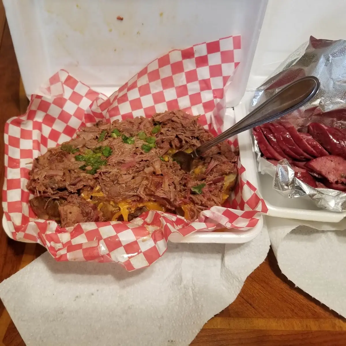 Stuffed Meat Baked Potato