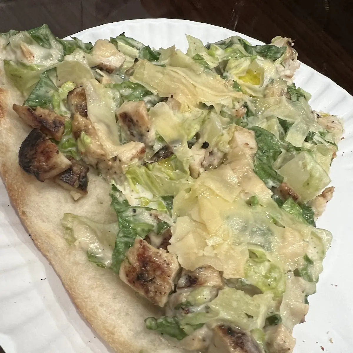 Grill Chicken Cesar Salad Pizza