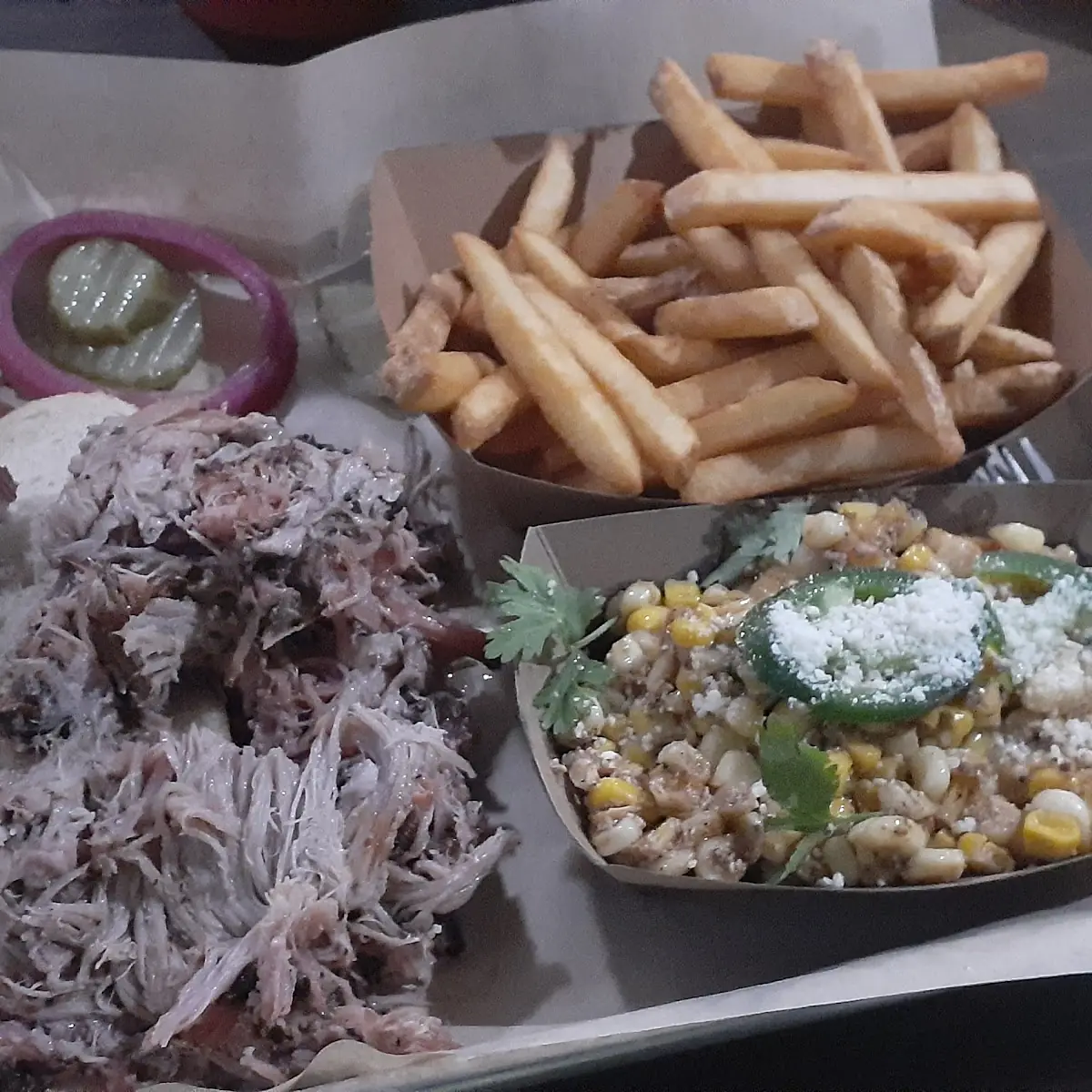 Brisket and Pulled Pork