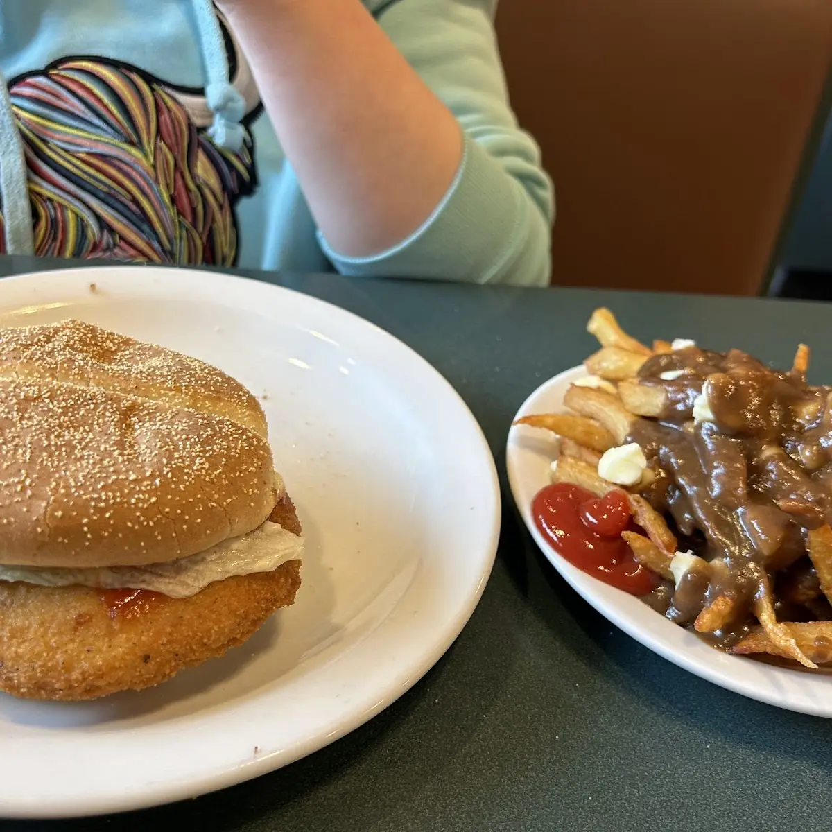 Chicken Burger Platter