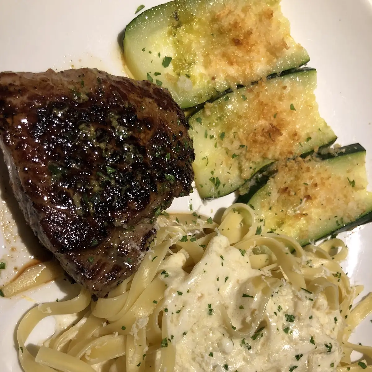 Steak Gorgonzola Alfredo