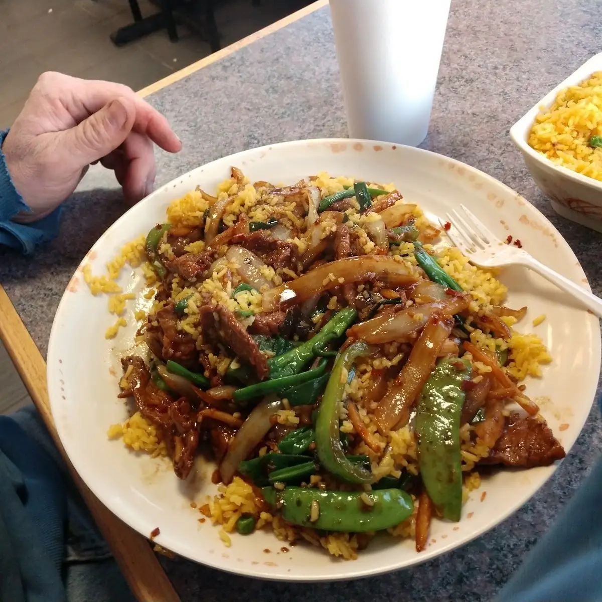 Mongolian Beef with Fried Rice