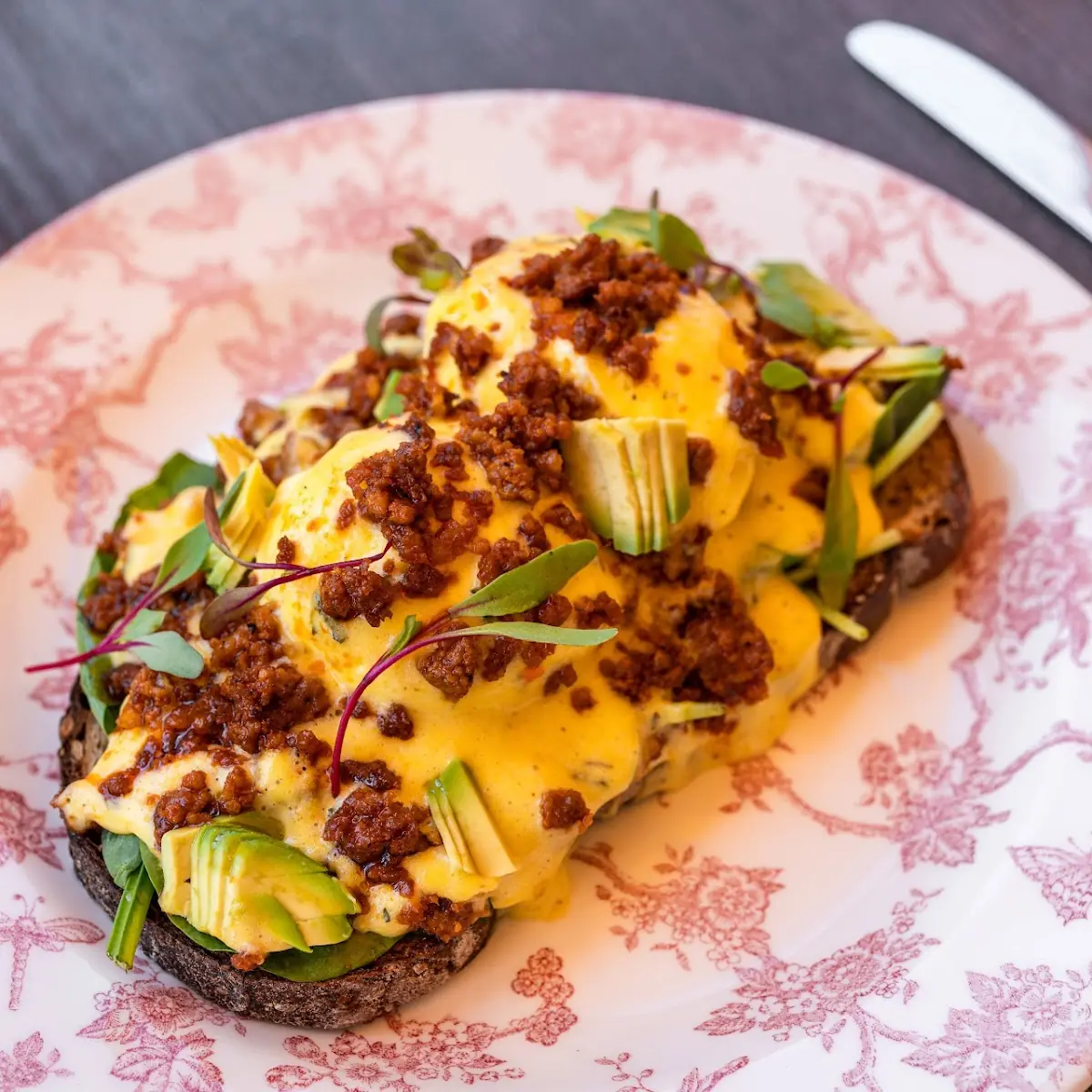 Avocado Benedict-Ish