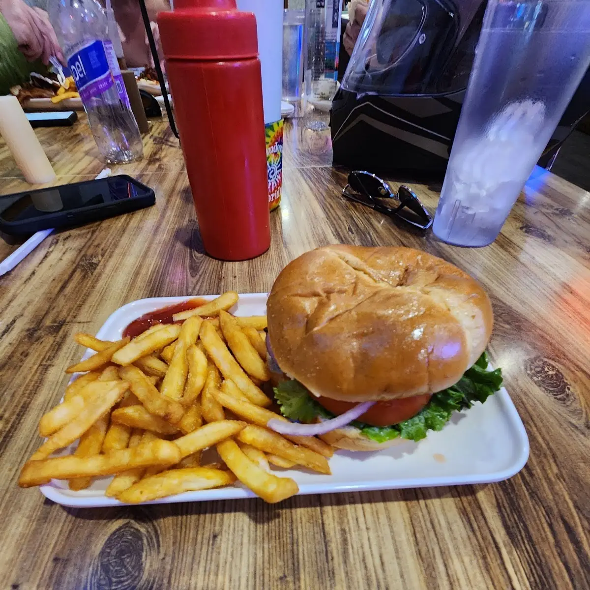Classic Burger and Fries