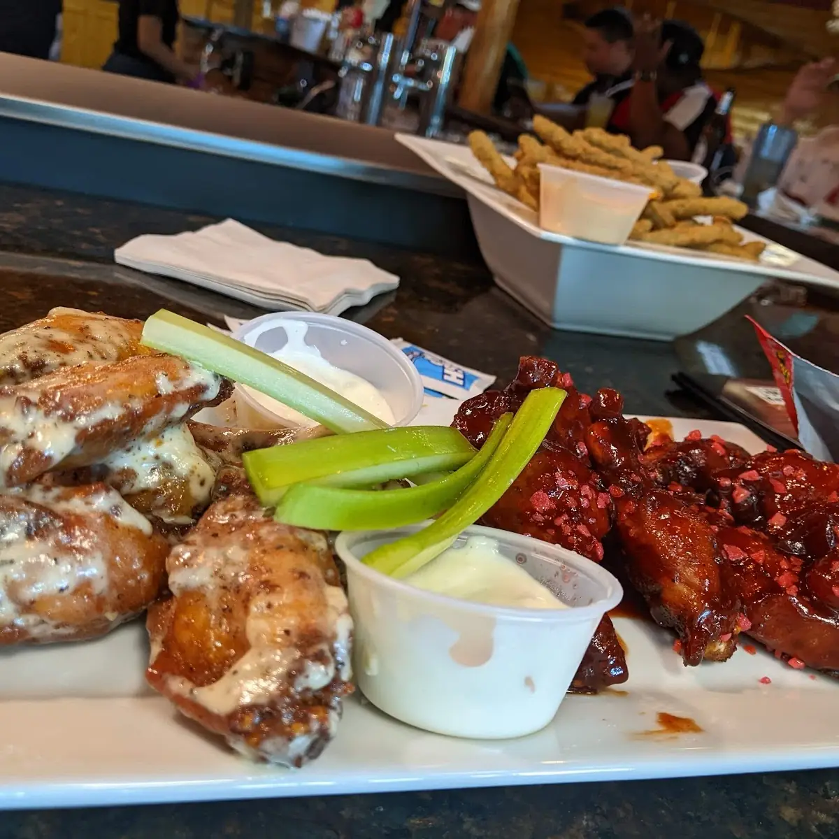 Garlic Parmesan Wings and Cherry Cola Wings Combo