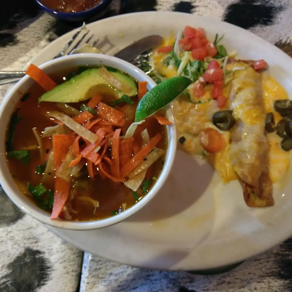 Spicy Chicken Tortilla Soup