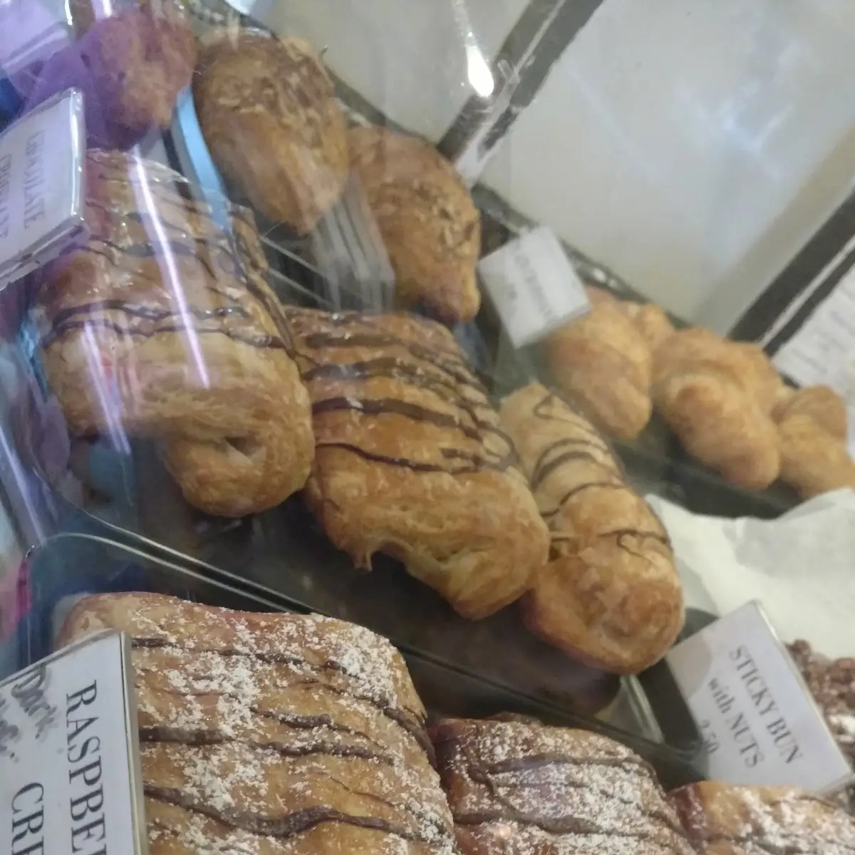 Scrambled Eggs on Croissant