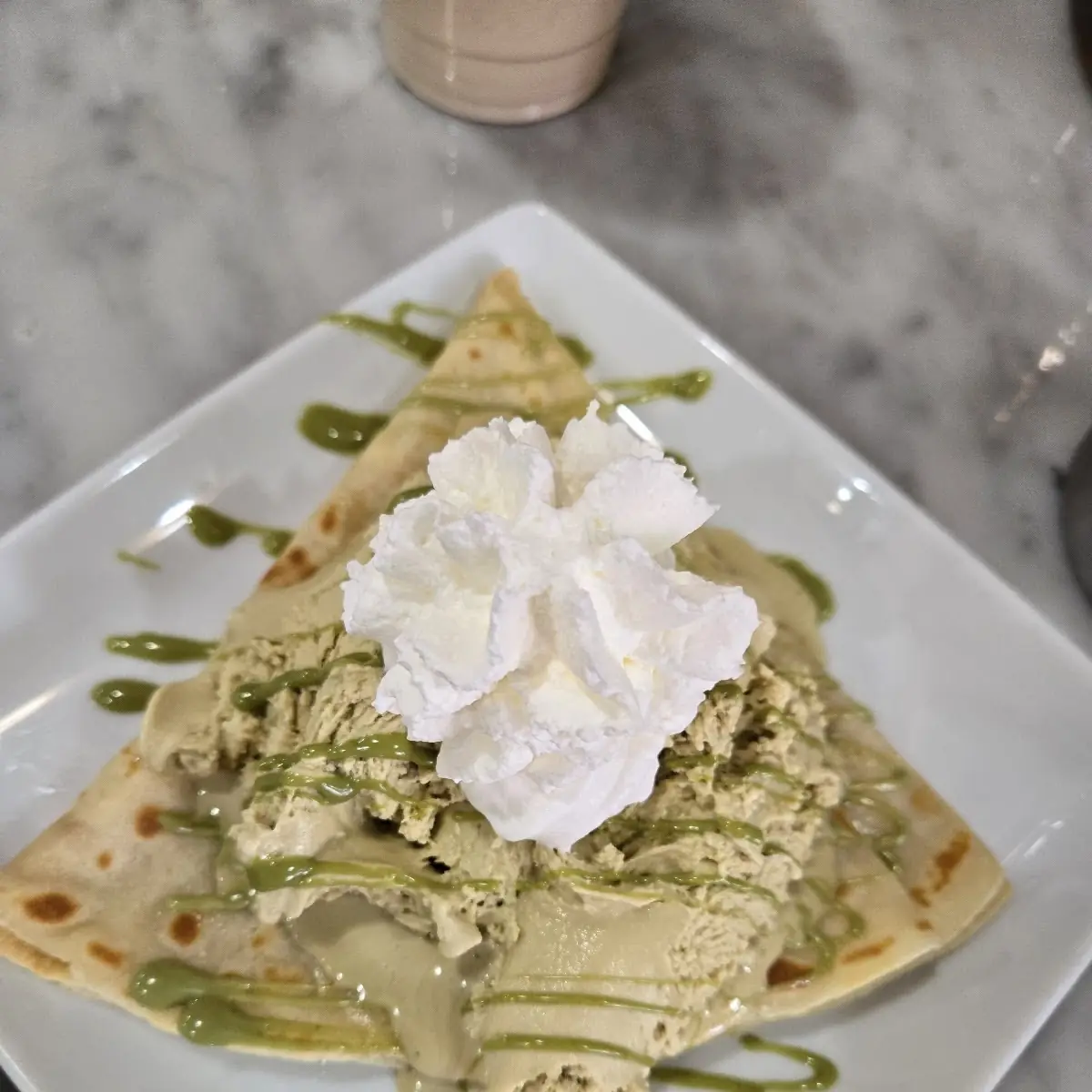 Pistachio Crepe